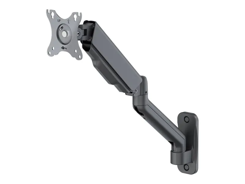 Goobay Single-Monitor-Wandhalterung 17-32'' max. 9kg mit mech. Feder