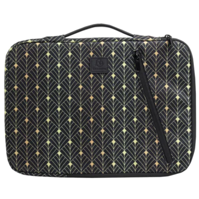 Exacompta Notebookhülle Sleeve 37 x 28 x 2,5 cm (B x H x T) Minifronttasche mit Reißverschluss Polyester, 100 % recycelt mehrfarbig