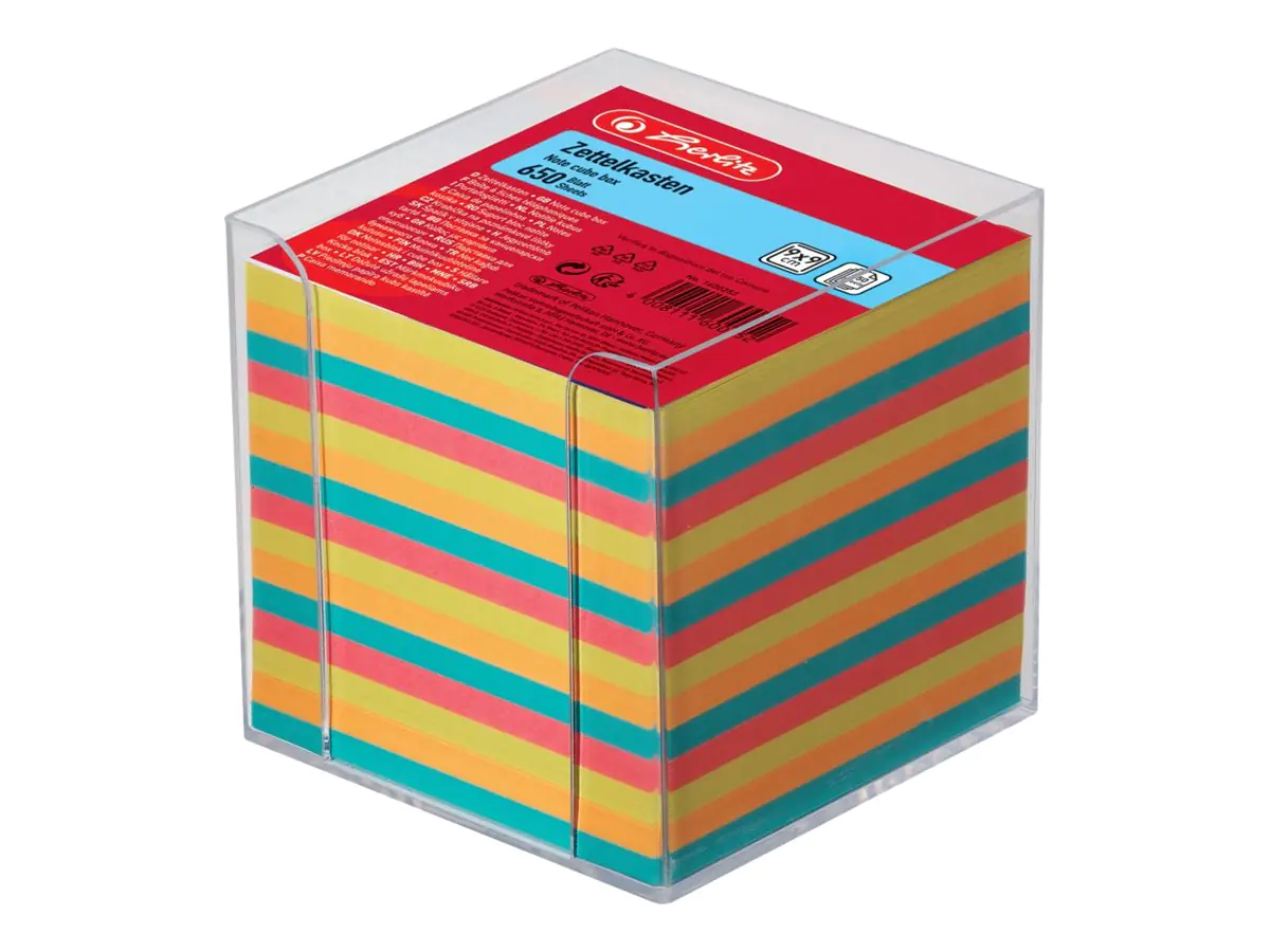 Herlitz Big 9 Box - Notizblockwürfel - 90 x 90 01600253