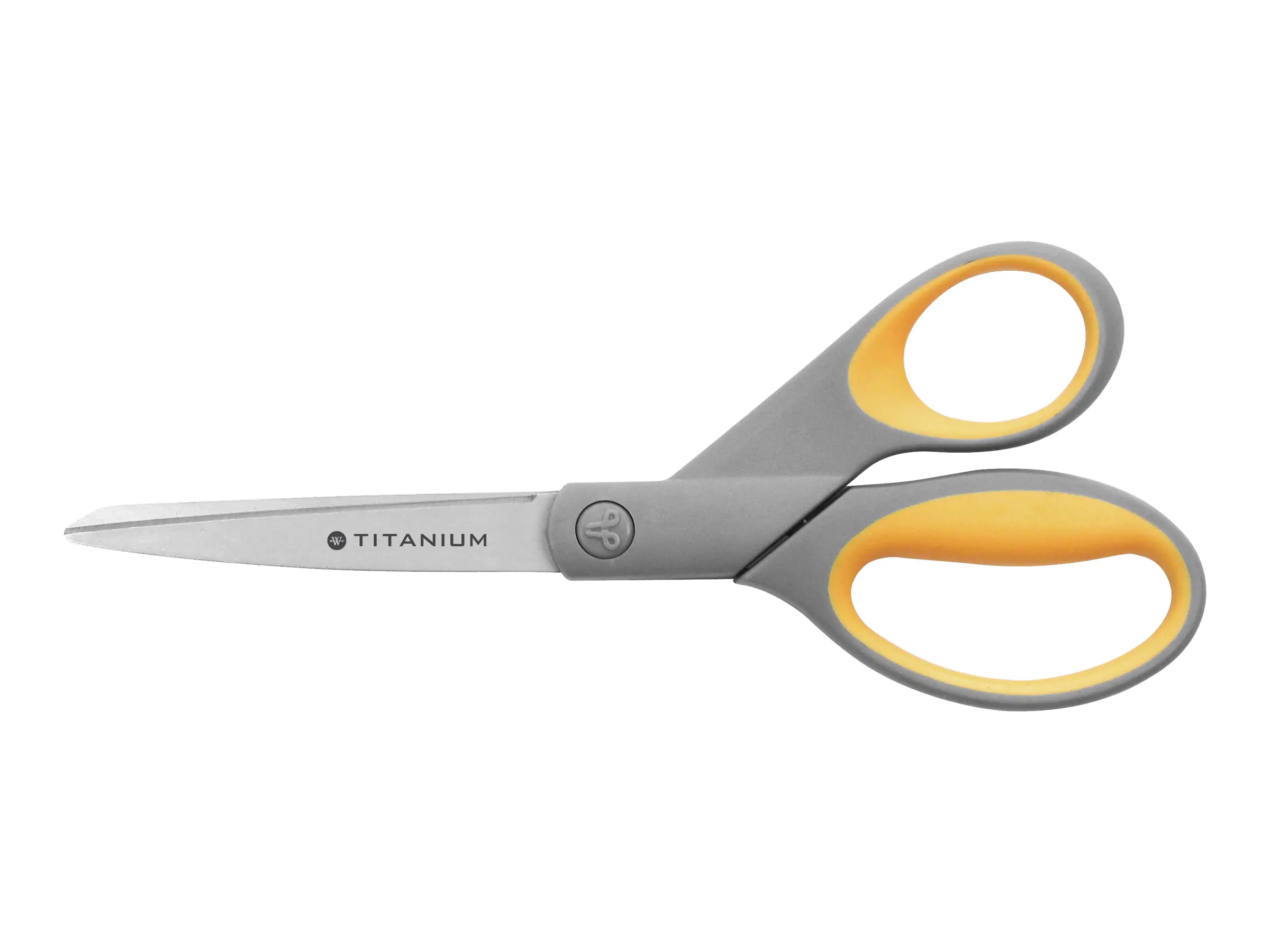 Westcott Schere Titanium Super E-30481 00 21cm grau/gelb