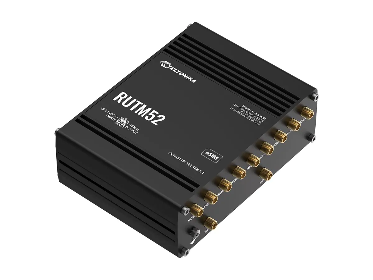 Teltonika RUTM52 - Wireless Router - WWAN 5-Port-Switch RUTM52100000