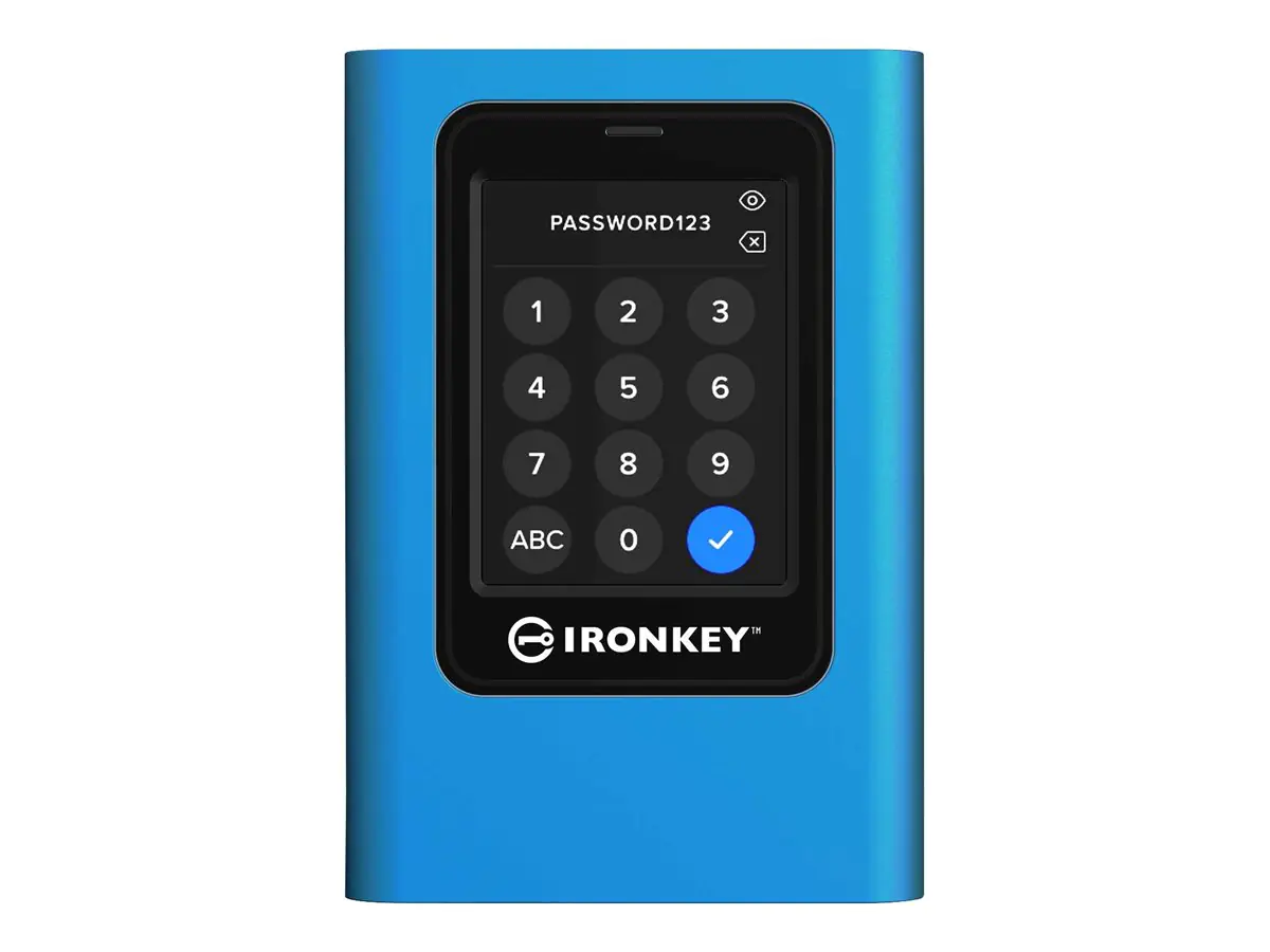 Kingston IronKey Vault Privacy 80 - SSD - verschlüsselt - 3840 GB - extern (tragbar)