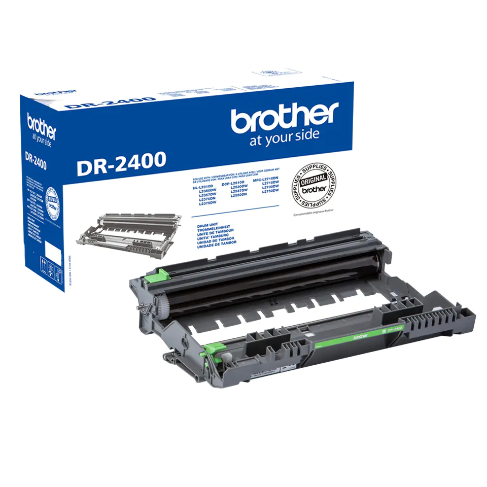 Brother DR2400 - Schwarz - Original - Trommeleinheit - für Brother DCP-L2510, L2530, L2537, L2550, HL-L2350, L2370, L2375, MFC-L2713, L2730, L2750 Brother DR2400 - Schwarz - Original - Trommeleinheit - für Brother DCP-L2510, L2530, L2537, L2550, HL-L2350, L2370, L2375, MFC-L2713, L2730, L2750