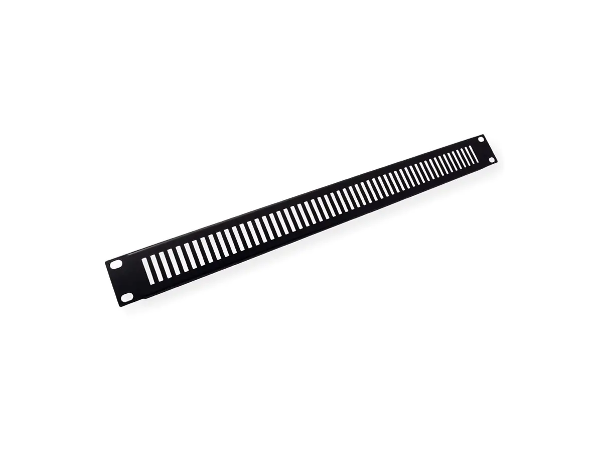 VALUE Blindabdeckung - Vorderseite - RAL 9005, Schwarz - 1U - 48.3 cm (19") 26.99.0319