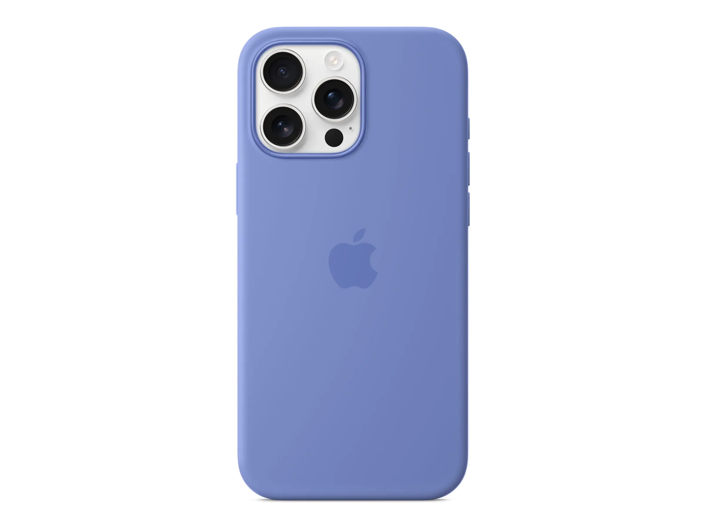 Apple - Hintere Abdeckung für Mobiltelefon - kompatibel mit MagSafe - Silikon - Periwinkle - für iPhone 16 Pro Max