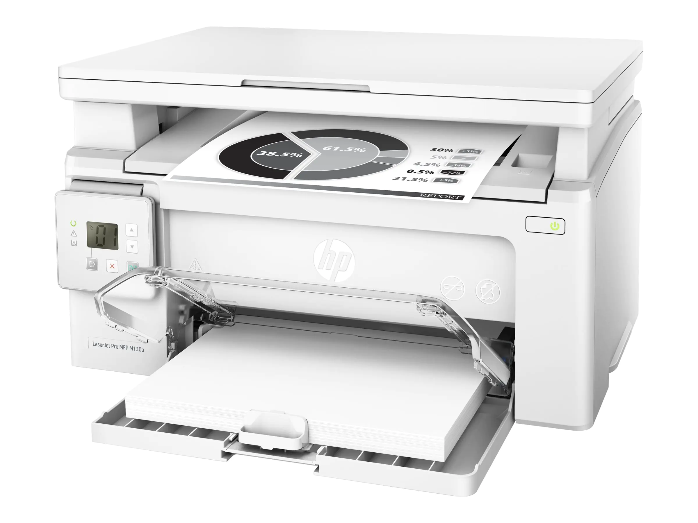 HP LaserJet Pro MFP M130a - Multifunktionsdrucker - s/w - Laser - 215.9 x 297 mm (Original) - A4/Legal (Medien) - bis zu 22 Seiten/Min. (Kopieren) - bis zu 22 Seiten/Min. (Drucken) - 150 Blatt - USB 2.0