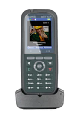 AGFEO DECT 78 IP, IP-Telefon, Grau, Kabelloses Mobilteil, Tisch/Bank, 249 Eintragungen, TFT 6101650
