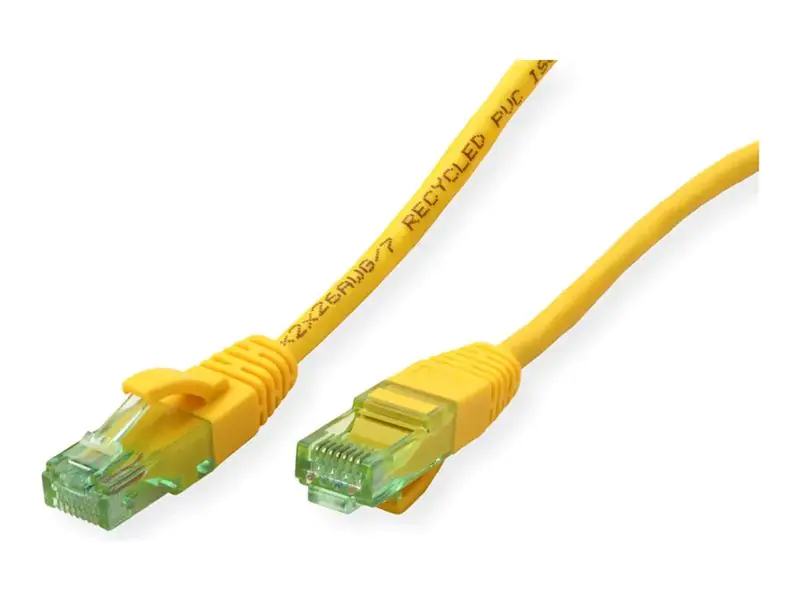 ROLINE RM UTP Patchkabel Kat6A/Kl.EA gelb 15m - UTP