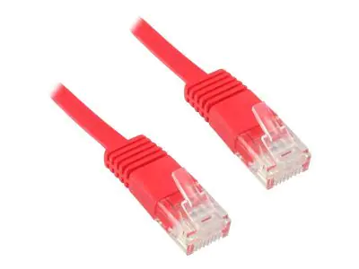 InLine - Patch-Kabel - RJ-45 (M) zu RJ-45 (M) - 1.5 m - UTP - CAT 6 - geformt, flach - Rot