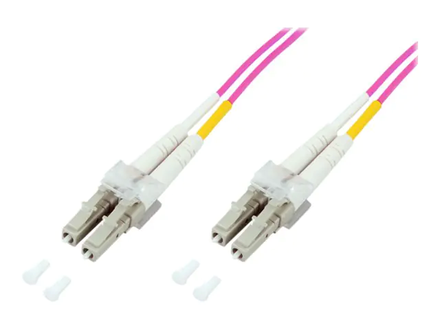 Good Connections - Patch-Kabel - LC Multi-Mode (M) bis LC Multi-Mode (M) - 5 m - Glasfaser - Duplex - 50/125 Mikrometer - OM4 - halogenfrei