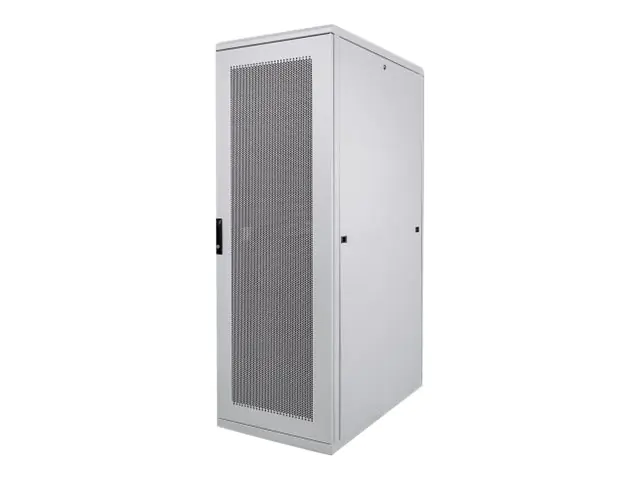 Intellinet Network Cabinet, Free Standing (Standard), 36U, Usable Depth 123 to 773mm/Width 503mm, Grey, Assembled, Max 1500kg, Server Rack, IP20 rated, 19", Steel, Multi-Point Door Lock, One Lock Per Side Panel, Three Year Warranty - Schrank Netzwerkschra