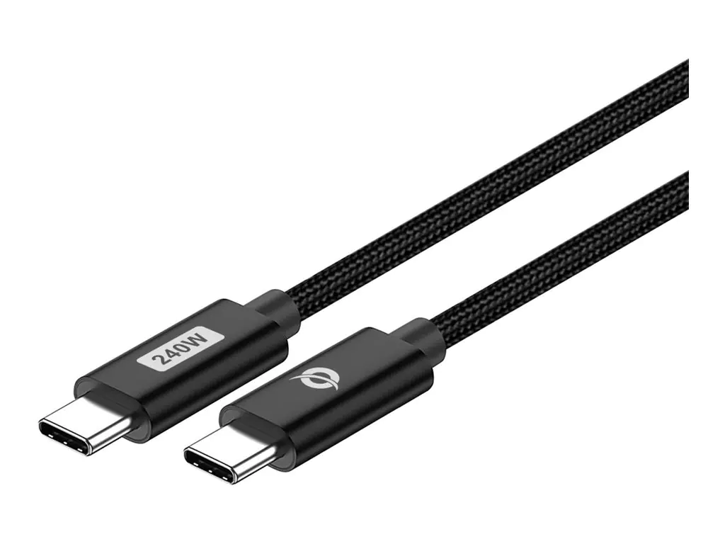 Conceptronic Kabel USB-C 3.1 -> C St/St 1.20m 5A 480Mbps sw - Kabel - Digital/Daten