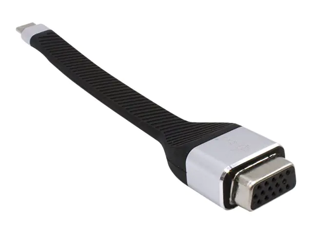 i-Tec USB-C Flat VGA Adapter - Externer Videoadapter - USB-C 3.1 - VGA - Schwarz i-Tec USB-C Flat VGA Adapter - Externer Videoadapter - USB-C 3.1 - VGA - Schwarz