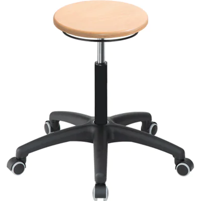 meychair Sitzhocker Assistant Basic Rundsitz Farbe der Sitzfläche: buche Farbe des Fußkreuzes: schwarz meychair Sitzhocker Assistant Basic Rundsitz Farbe der Sitzfläche: buche Farbe des Fußkreuzes: schwarz