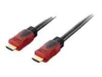equip High Speed HDMI Cable with Ethernet - HDMI-Kabel mit Ethernet - HDMI männlich zu HDMI männlich - 3 m - Schwarz