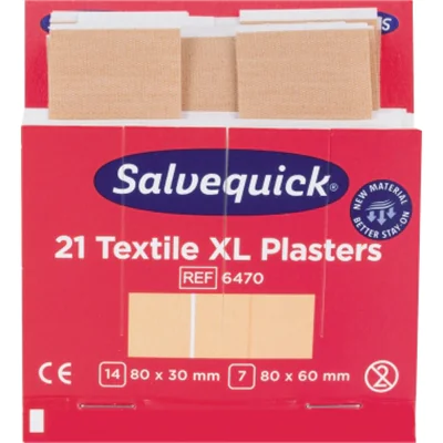 Salvequick Pflaster 6470 groß Textil 21 St./Pack. Salvequick Pflaster 6470 groß Textil 21 St./Pack.