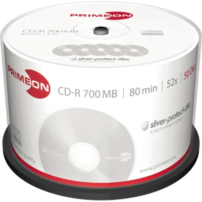 Primeon CD-R 2761102 52x 700MB 80Min. Spindel 50 St./Pack. Primeon CD-R 2761102 52x 700MB 80Min. Spindel 50 St./Pack.