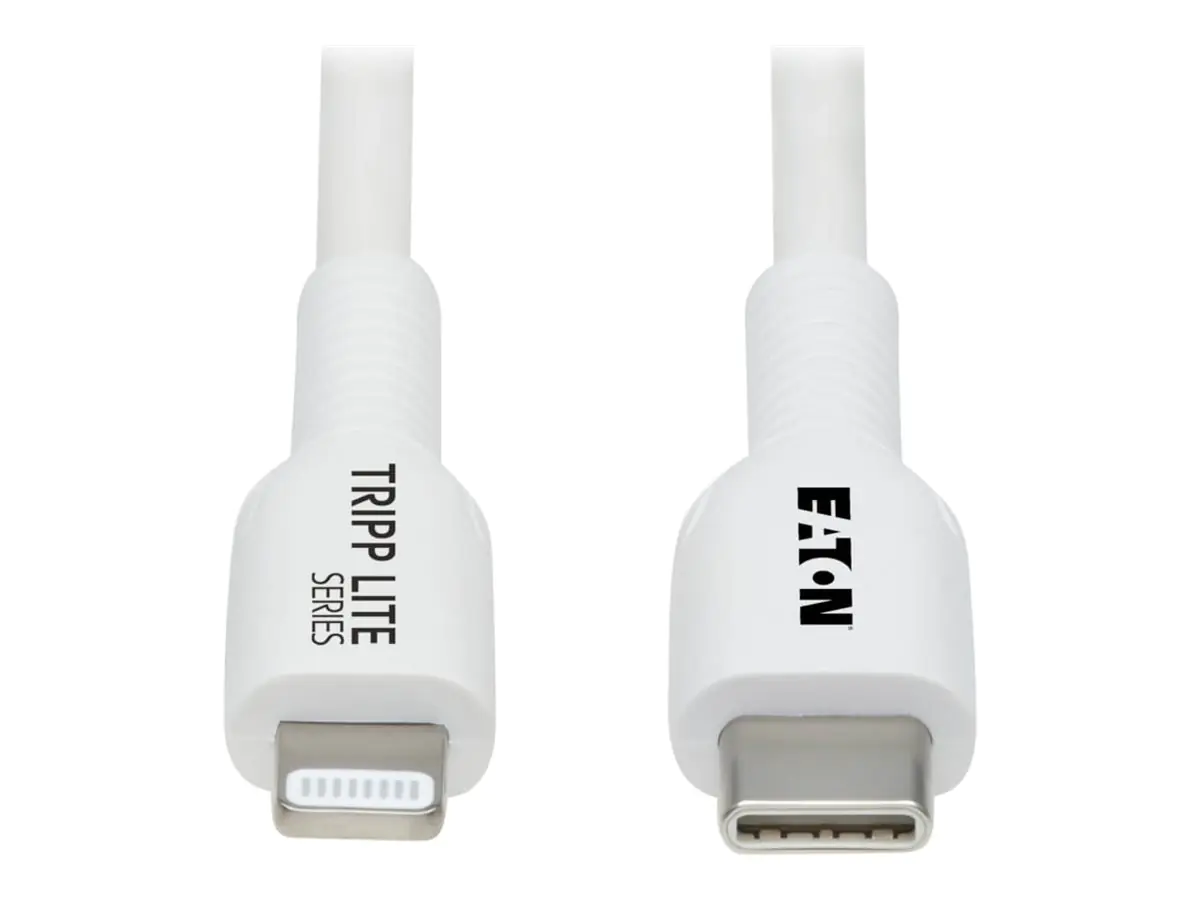 Eaton Tripp Lite Series Safe-IT USB-C to Lightning Sync/Charge Antibacterial Cable (M/M)
