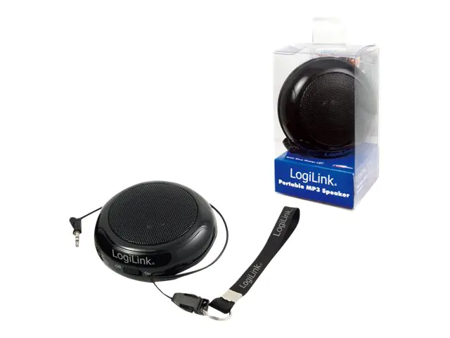 LogiLink - Lautsprecher - tragbar - kabellos - Bluetooth - 5 Watt - 45 mm (1.77") - Schwarz