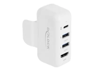 Delock Adapter for Apple power supply with PD and HDMI 4K - Dockingstation - USB 3.0 - HDMI - für