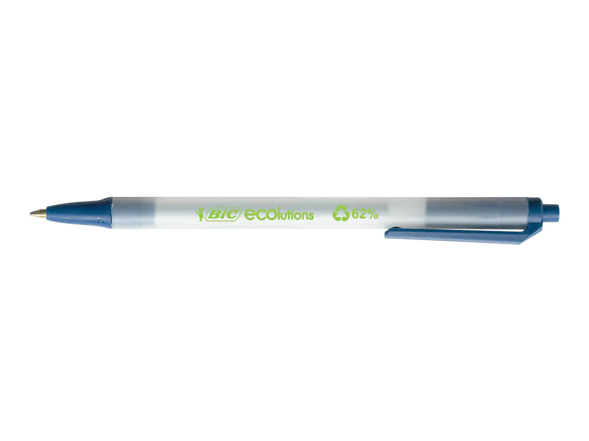 BIC ECOlutions CLIC STIC - Kugelschreiber - Blau - 1 mm - Mittel - verstellbar (Packung mit 50) 8806891