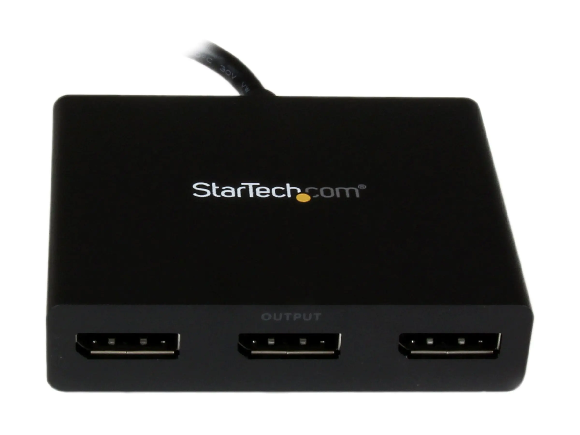 StarTech Mini DisplayPort 1.2 auf DisplayPort MST Hub - Triple Head mDP/ DP Multi Stream Transport - DisplayPort Verteiler - Video-Verteiler - 3 x DisplayPort - Desktop - AC 100/230 V - für P/N: SVA5N3NEUA