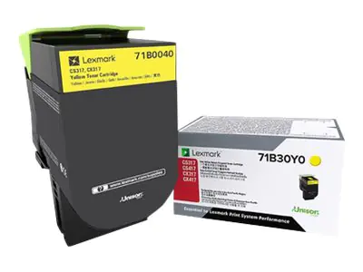 Lexmark X317 - Gelb - Original - Tonerpatrone LCCP, LRP - für Lexmark CS317dn, CX317dn