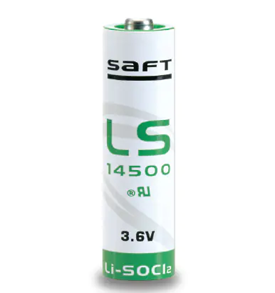 SAFT Batterie AA Mignon LR6 2.450 mAh 3,6V Lithium LS14500 SAFT Batterie AA Mignon LR6 2.450 mAh 3,6V Lithium LS14500