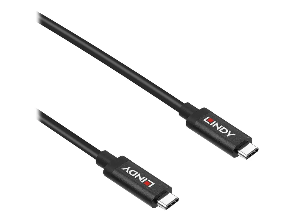 Lindy - USB-Kabel - 24 pin USB-C (M) zu 24 pin USB-C (M) - USB 3.1 Gen2 - 3 m - rund, aktiv, Signalverstärker - Schwarz Lindy - USB-Kabel - 24 pin USB-C (M) zu 24 pin USB-C (M) - USB 3.1 Gen2 - 3 m - rund, aktiv, Signalverstärker - Schwarz