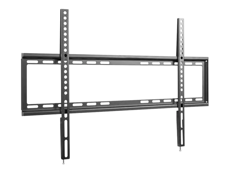 equip - Halterung - Ultra-dünn - für Curved Panel/Flat Panel - fest - stainless steel - Schwarz (37"-75") - Wandmontage