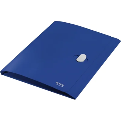 Leitz Dokumentenmappe Recycle 23,5 x 32 cm (B x H) DIN A4 150 Bl. (80 g/m²) 11mm Polypropylen, 80 % recycelt blau