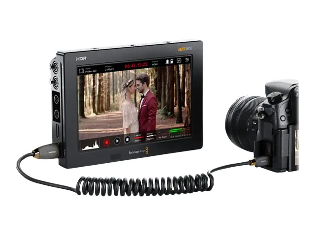 Blackmagic Video Assist 12G HDR - LCD/DVR-Kombination - Farbe - auf Kamera - 17.8 cm (7") BM-HYPERD/AVIDA12/7HDR