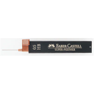 Faber-Castell Feinmine SUPER POLYMER 120500 HB 0,5mm 12St. Faber-Castell Feinmine SUPER POLYMER 120500 HB 0,5mm 12St.