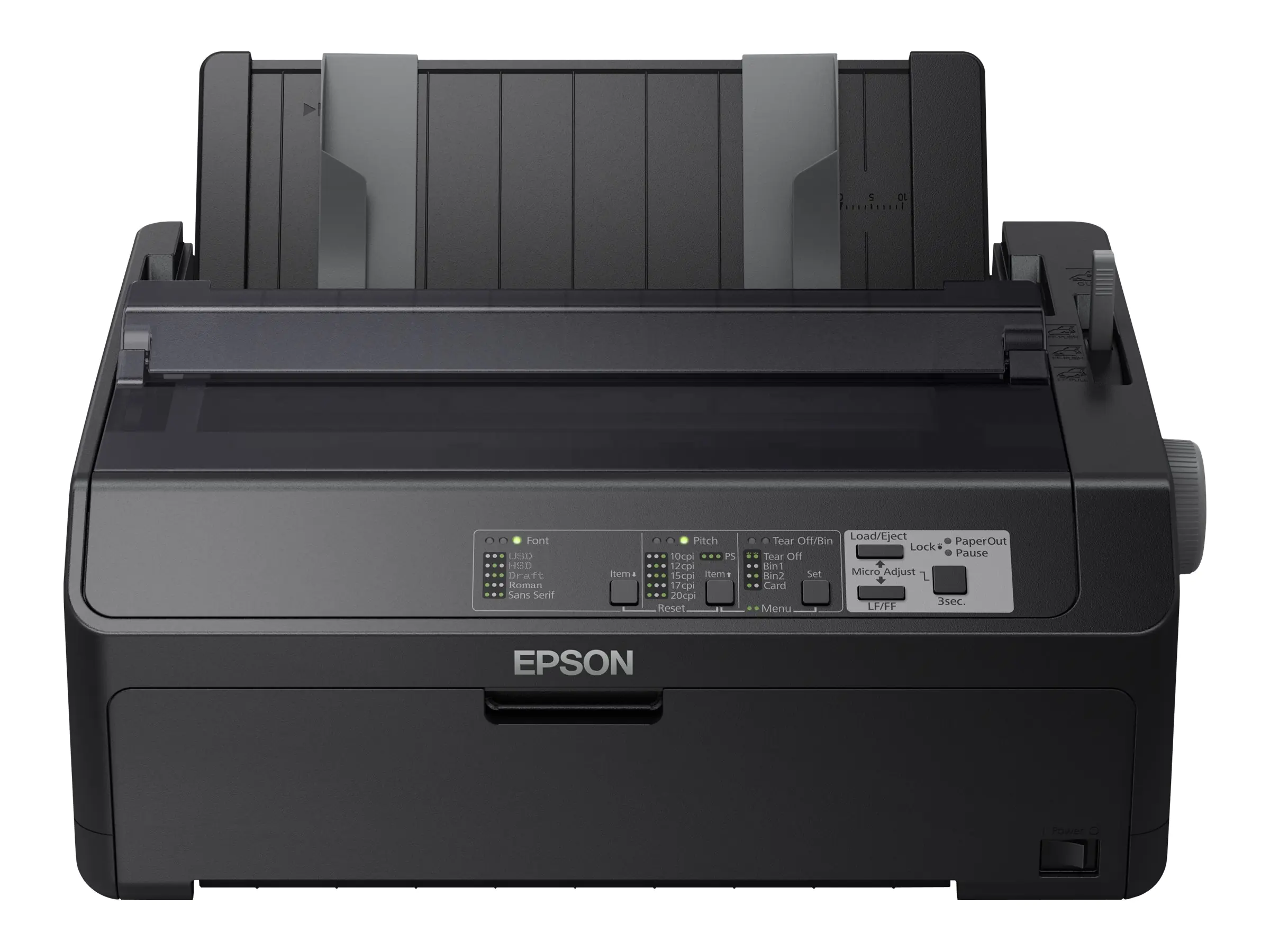 Epson FX 890IIN - Drucker - s/w - Punktmatrix - Rolle (21,6 cm), JIS B4, 254 mm (Breite) - 240 x 144 dpi - 9 Pin - bis zu 738 Zeichen/Sek. - parallel, USB 2.0, LAN