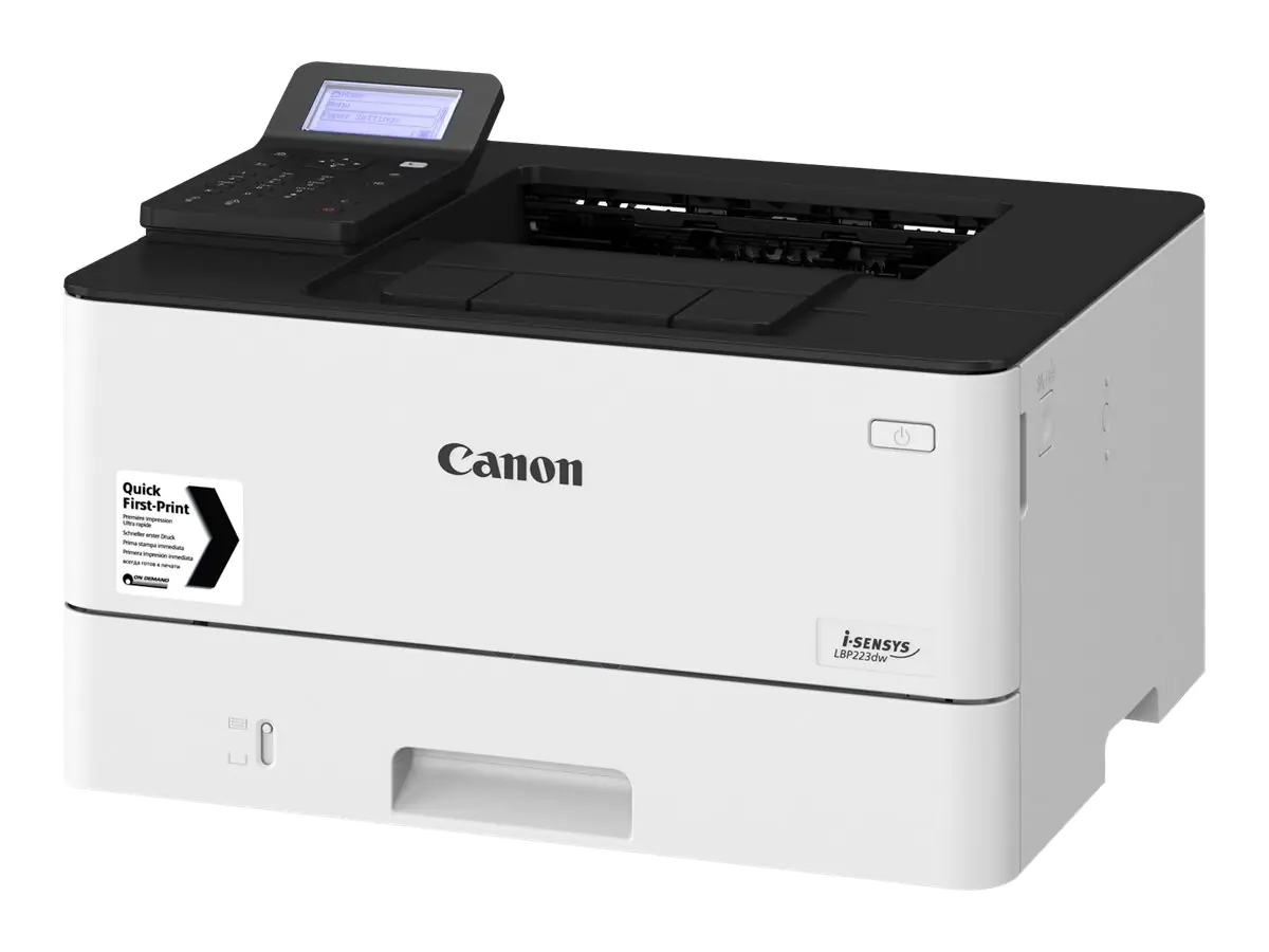 Canon i-SENSYS LBP223dw - Drucker - s/w - Duplex - Laser - A4/Legal - 1200 x 1200 dpi - bis zu 33 Seiten/Min. - Kapazität: 350 Blätter - USB 2.0, Gigabit LAN, Wi-Fi(n), USB 2.0-Host