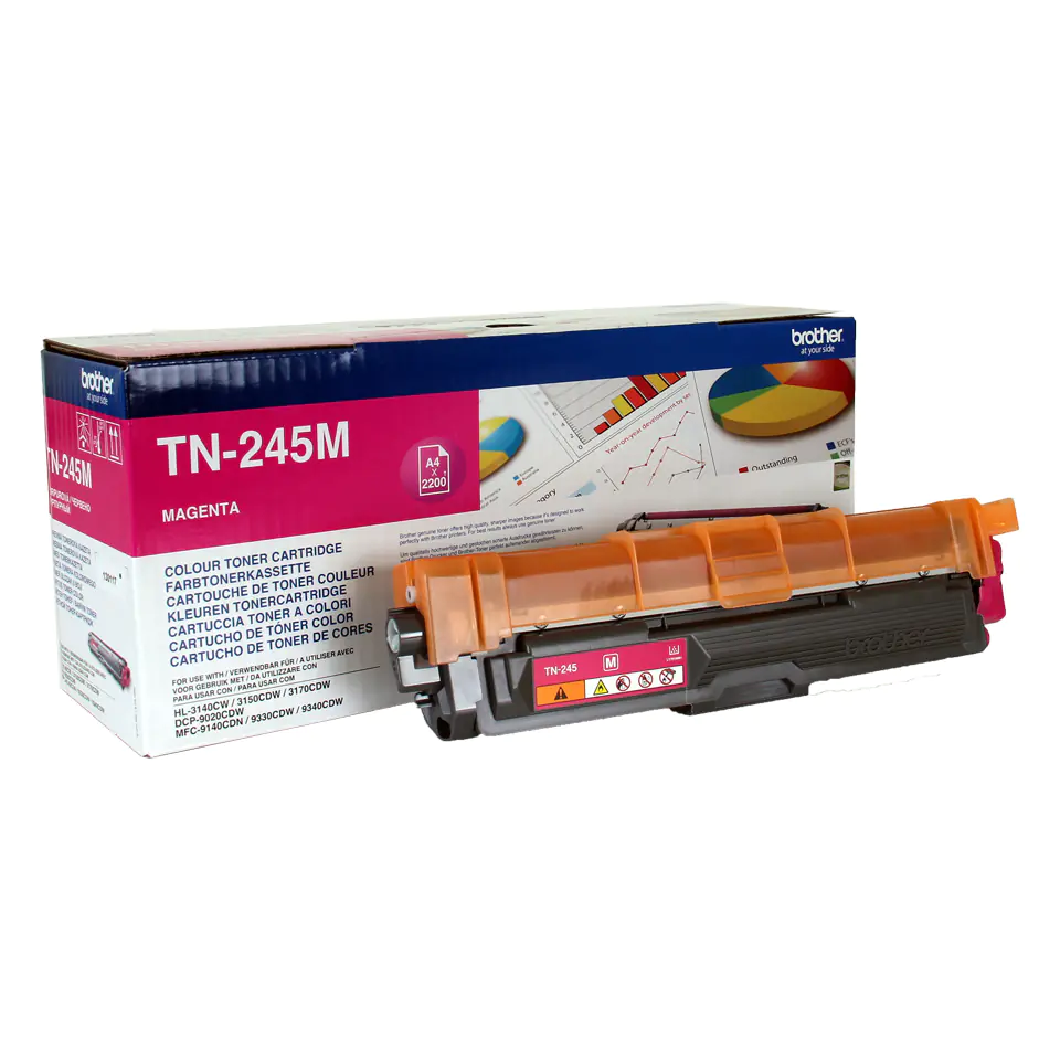 Brother TN245M - Magenta - Original - Tonerpatrone - für Brother DCP-9015, DCP-9020, HL-3140, HL-3150, HL-3170, MFC-9140, MFC-9330, MFC-9340 Brother TN245M - Magenta - Original - Tonerpatrone - für Brother DCP-9015, DCP-9020, HL-3140, HL-3150, HL-3170, MFC-9140, MFC-9330, MFC-9340