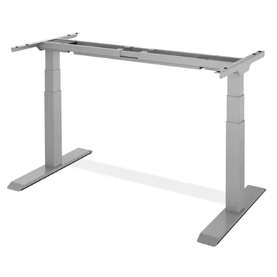 Schreibtischgestell FLEX MODUL Schreibtischplatte 1.200-2.000 x 800 mm (B x T) 250 x 1.145 x 205 mm (B x H x T) höhenverstellbar 80kg Stahl silber