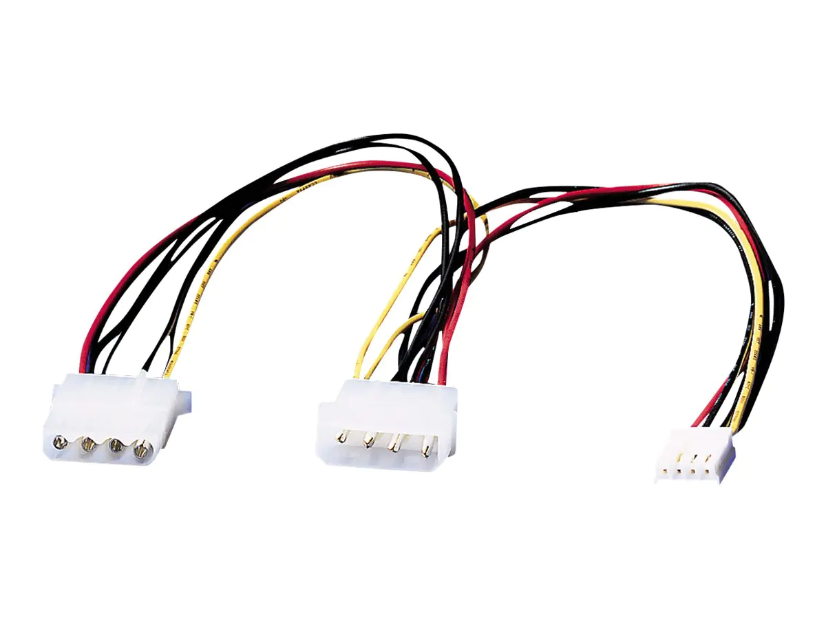 Roline - Stromkabel - interne Stromversorgung, 4-polig (M) zu interne Stromversorgung, 4-polig, 4-Pin-Mini-Stromversorgungsstecker (W) - 30 cm