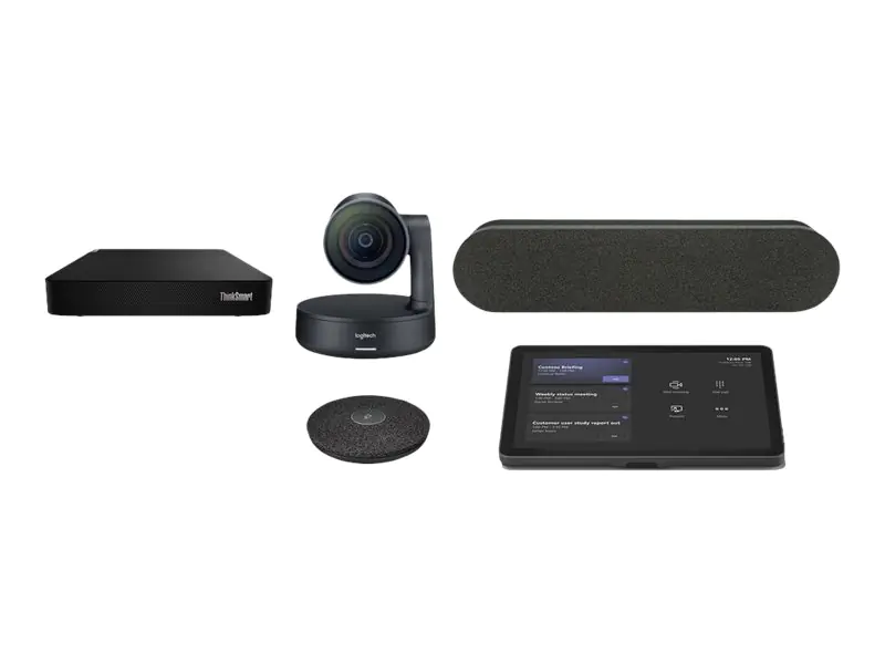 Logitech Medium Microsoft Teams Rooms on Windows with Tap + Rally System + Lenovo ThinkSmart Core - Kit für Videokonferenzen - mit 90 days Logitech JumpStart registration - Certified for Microsoft Teams Rooms