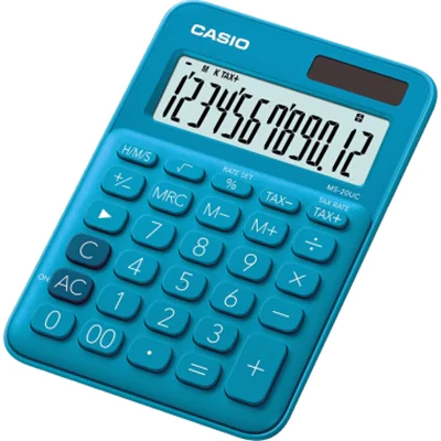 Casio MS-20UC - Desktop-Taschenrechner - 12 Stellen MS-20UC-BU