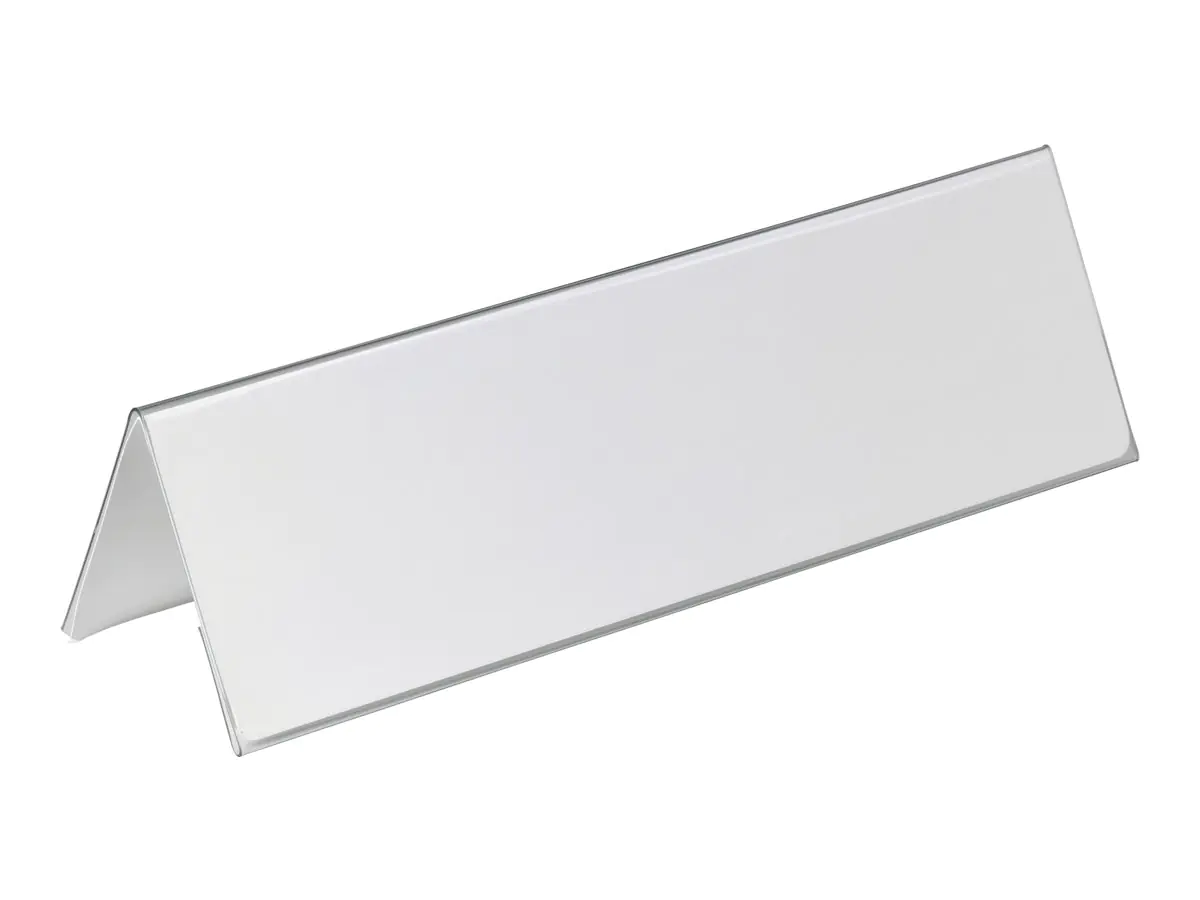DURABLE Tischnamensschild 805319 297x105/210mm tr 25 St./Pack.