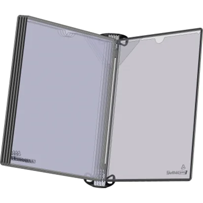 Tarifold Wandelement PRO 920304 A4 5Tafeln PVC sw