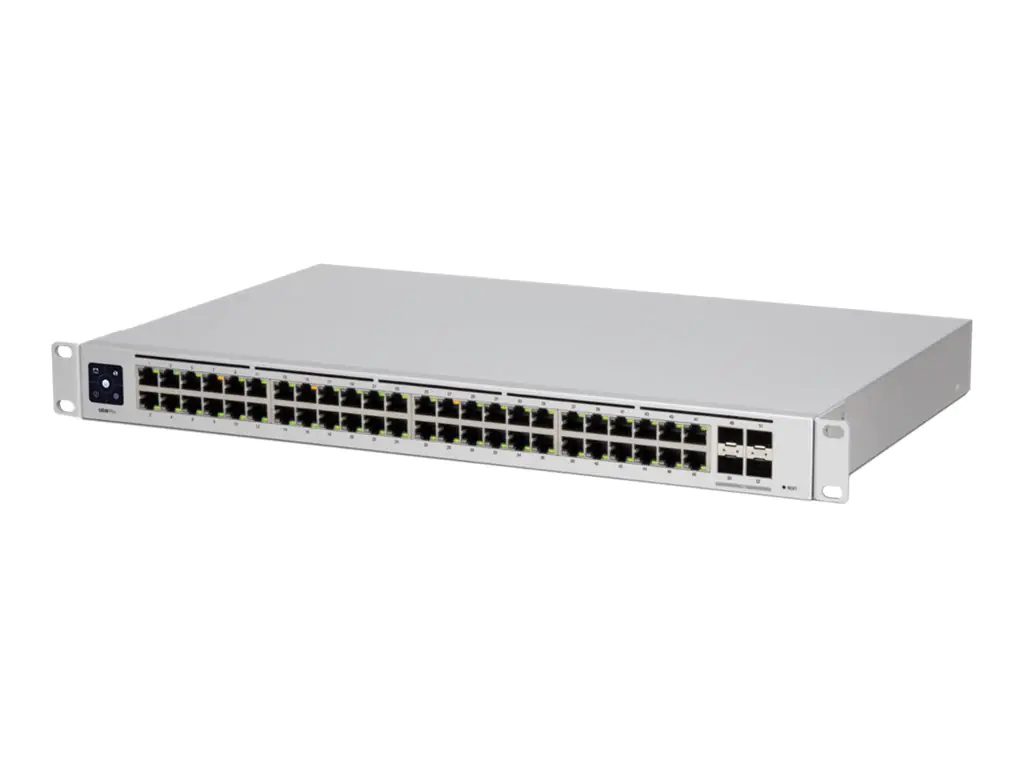 Ubiquiti UniFi Switch PRO 48 - Switch - L3 - managed - 48 x 10/100/1000 + 4 x 10Gb Ethernet SFP+ - an Rack montierbar - AC 120/230 V / DC 11.5 V Ubiquiti UniFi Switch PRO 48 - Switch - L3 - managed - 48 x 10/100/1000 + 4 x 10Gb Ethernet SFP+ - an Rack montierbar - AC 120/230 V / DC 11.5 V
