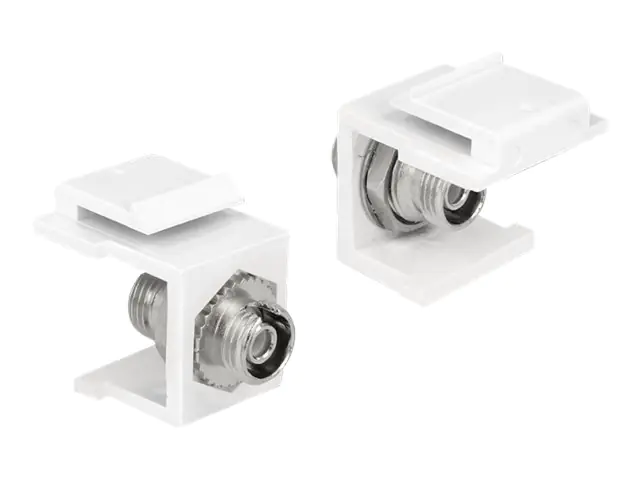 Delock Keystone module - Modularer Einschub (Kopplung) - FC - weiß