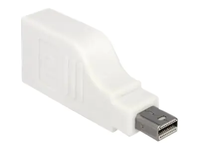 Delock - DisplayPort-Adapter - Mini DisplayPort (M) bis DisplayPort (W) - DisplayPort 1.2 - 4K Unterstützung - weiß