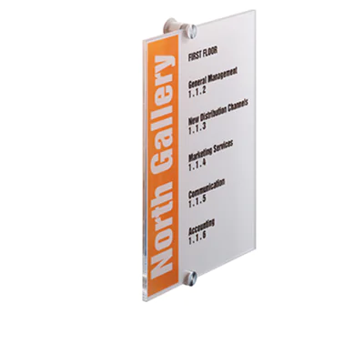 DURABLE Türschild CRYSTAL SIGN 482519 210x297mm transparent DURABLE Türschild CRYSTAL SIGN 482519 210x297mm transparent