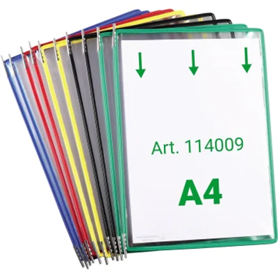 Tarifold Sichttafel 114009 DIN A4 sortiert 10 St./Pack.