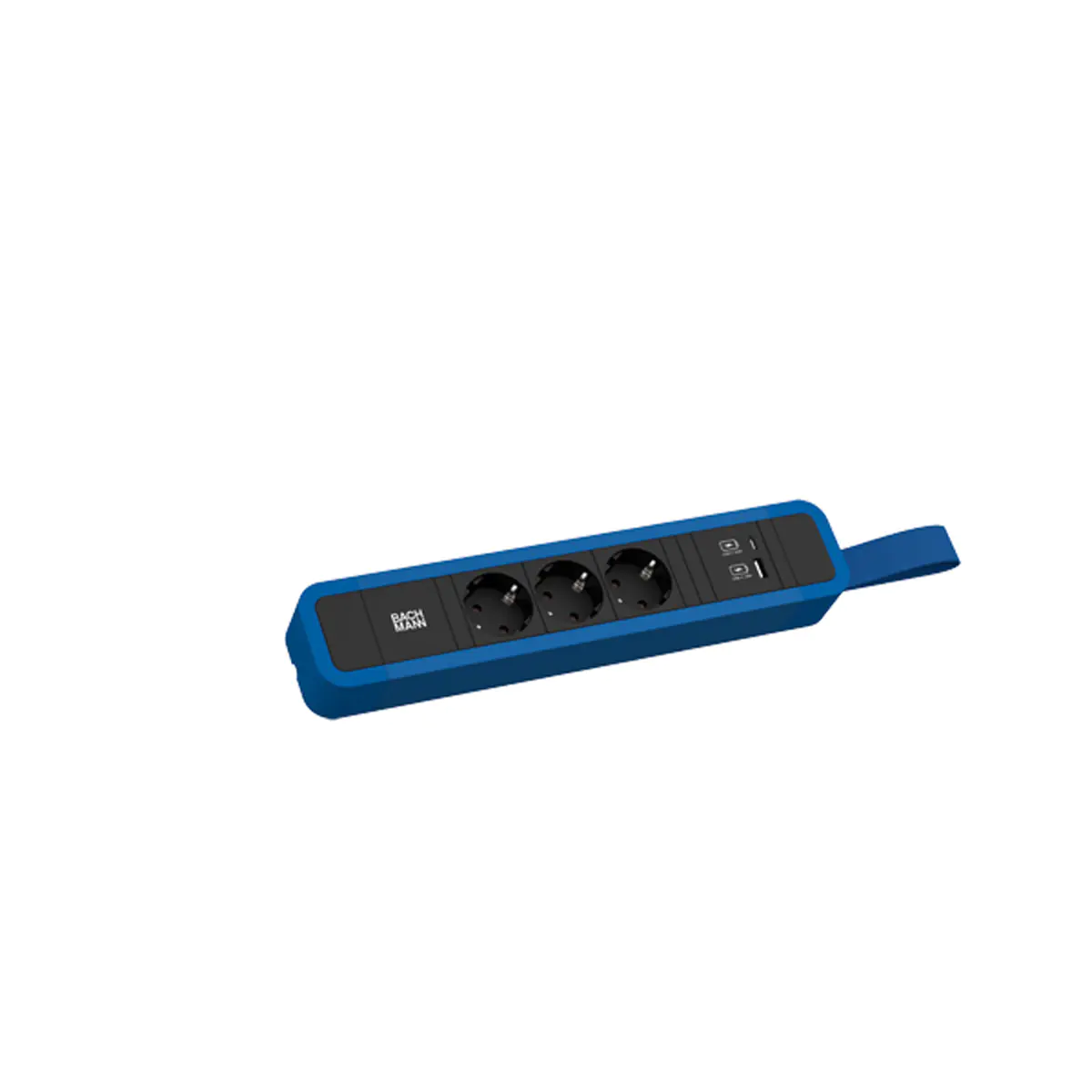 Bachmann Bach Primo 2 3xSchuko 1x ÜSS gn | 350.217 / IP20 /Mit Schlaufe
