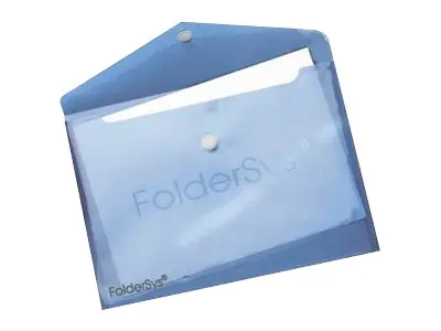 FolderSys Dokumenttasche - für A4 (210 x 297 mm) - Querformat - halbdurchsichtig (Packung mit 10) 4010104