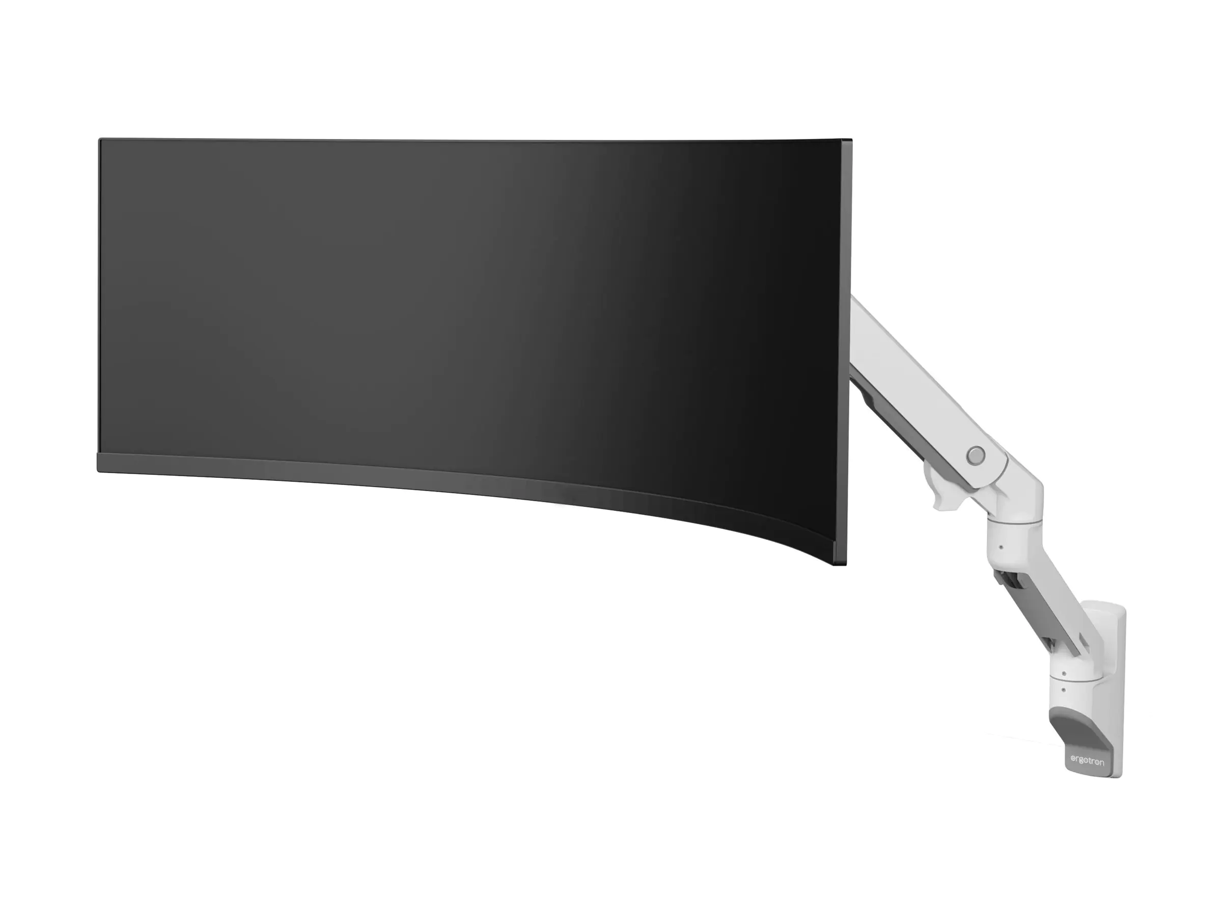 Ergotron HX - Befestigungskit (Gelenkarm) - Konstante Krafttechnologie - für Curved LCD-Display - für extrem tiefe gewölbte Bildschirme - weiß - Bildschirmgröße: bis zu 144,8 cm (bis zu 57 Zoll) - Wandmontage